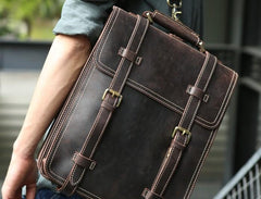 Handmade Leather Mens Backpack Travel Backpack Laptop Backpack for men - imessengerbags
