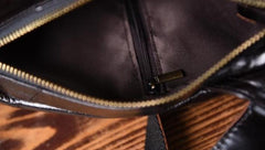 Genuine Leather Mens Cool Chest Bag Sling Bag Crossbody Bag Travel Bag Hiking Bag for men