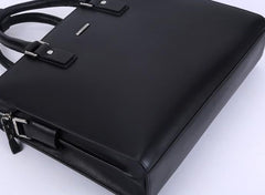 Genuine Leather Mens Cool Messenger Bag Briefcase Work Bag Business Bag Laptop Bag for men - imessengerbags