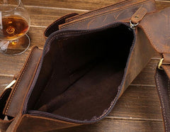Leather Mens Sling Bag Chest Bag Cool Sling Shoulder Bag Sling Backpack for men - imessengerbags