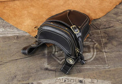 Leather Belt Pouch Mens Small Cases Waist Bag Hip Pack Belt Bag Fanny Pack Bumbag for Men - imessengerbags