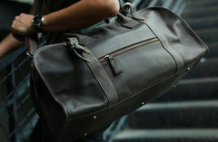 Cool Leather Mens Weekender Bags Travel Bags Shoulder Bag for men