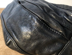 Leather Men Fanny Pack Small Waist Bag Hip Pack Belt Bag Bumbag for Men - imessengerbags