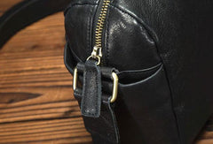 Cool Mens Leather Messenger Bag Crossbody Bag Travel Messenger Bags For Men
