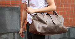 Cool Leather Mens Weekender Bag Travel Bags Shoulder Bags for men - imessengerbags