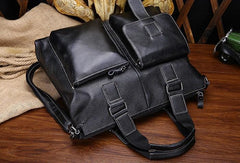 Vintage Leather Mens Briefcase Business Briefcase Cool Work Briefcase For Men - imessengerbags