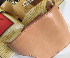 Handmade Leather Biker Wallet Mens Cool Short Chain Wallet Trucker Wallet with Chain