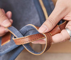 Mens Canvas Slim Cool Messenger Bag Side Bag Canvas Shoulder Bag for Men