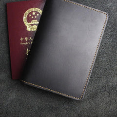 Handmade Leather Floral Mens Cool Short Wallet Passport Card Holder Small Card Slim Wallets for Men - imessengerbags