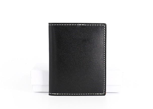 Leather Mens Card Wallets Small Wallet Slim Wallet Front Pocket Wallet for Men - imessengerbags