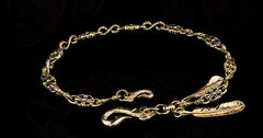 Brass Silver biker Tibetan wallet Chains for chain wallet biker wallet trucker wallet