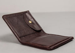 Cool Leather Men Small Wallet Bifold Small Wallet for Men - imessengerbags