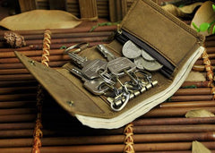 Cool Small Leather Mens Keys Wallet Car Keys Holder Car Key Case for Men - imessengerbags
