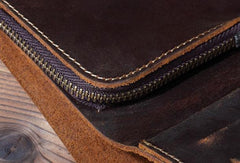 Cool Mens Leather billfold Wallet Leather Small Wallet Bifold Slim Wallets For Men - imessengerbags