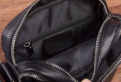 Cool Leather Mens Small Messenger Bag Cool Crossbody Bags for men