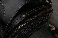 Leather Belt Pouch Mens Small Cases Waist Bag Hip Pack Belt Bag Fanny Pack Bumbag for Men - imessengerbags