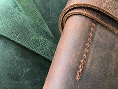 Cool Leather Mens Bifold Long Travel Wallet Leather Long Passport Wallet for Men - imessengerbags