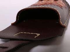 Leather Belt Pouch Mens Small Cases Waist Bag Hip Pack Belt Bag Fanny Pack Bumbag for Men - imessengerbags