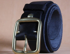 Genuine Leather Punk Rock Biker Trucker Mens Belt Men Black Coffee Belt for Men