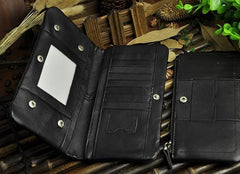 Cool Leather Mens Long Wallet Vintage Leather Long Wallet for Men - imessengerbags