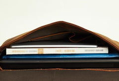 Vintage Mens Leather Briefcase Business Handbag Shoulder Bags For Men - imessengerbags