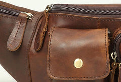 Leather Belt Bag Mens Fanny Back Waist Bag Fanny Bags For Men