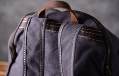 Canvas Mens Cool Backpack Bag Sling Bag Large Travel Bag Hiking Bag for Men - imessengerbags