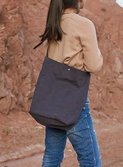 Mens Canvas Gray Cool Bucket Courier bag Messenger Bag Canvas Side Bag for Men - imessengerbags
