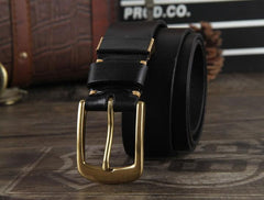 Genuine Leather Punk Rock Biker Trucker Mens Belt Men Black Coffee Belt for Men