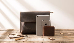Vintage Leather Small Mens Cool Messenger Bags Small Shoulder Bag for Men