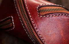 Handmade Leather Tooled Mens Cool Car Key Wallet Coin Wallet Pouch Car KeyChain for Men - imessengerbags