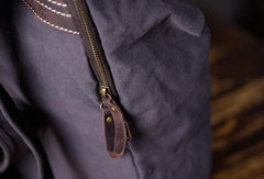 Canvas Mens Cool Backpack Bag Sling Bag Large Travel Bag Hiking Bag for Men - imessengerbags