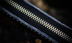 Handmade Leather Men Tooled Carp Cool Leather Wallet Long Phone Wallets for Men - imessengerbags