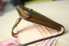 Handmade Mens Vintage Leather Long Biker Wallet Cool Long Chain Wallet for Men - imessengerbags