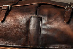 Genuine Leather Mens Cool Messenger Bag Shoulder Bag Chest Bag Bike Bag Cycling Bag for men - imessengerbags
