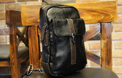 Cool Leather Slings Bag for Men Chest Bag Sling Shoulder Bag For Men