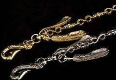 Brass Silver biker Tibetan wallet Chains for chain wallet biker wallet trucker wallet