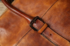Handmade Leather Mens Briefcase Work Bag Laptop Bag Business Bag for Men - imessengerbags
