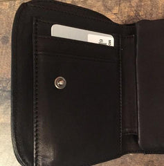 Genuine Leather Mens Cool billfold Long Leather Wallet Men Small Wallets Bifold for Men - imessengerbags