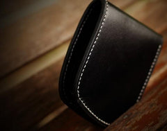 Handmade Leather Bifold Mens billfold Wallet Cool Slim Wallet Biker Wallet for Men - imessengerbags