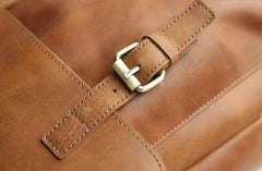 Cool Leather Mens Backpack Travel Backpack Laptop Backpack for men
