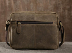 Handmade Leather Mens Cool Shoulder Bag Messenger Bag Chest Bag Bike Bag Cycling Bag for men - imessengerbags