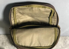 Genuine Leather Mens Cool Chest Bag Sling Bag Crossbody Bag Travel Bag Hiking Bag for men - imessengerbags