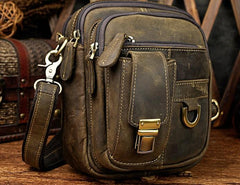 Vintage Leather Belt Pouches for Men Waist Bag BELT BAG Shoulder Bags For Men
