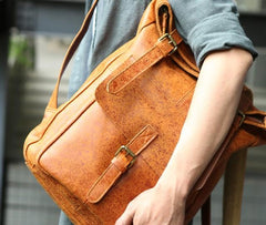 Cool Leather Mens Backpack Travel Backpacks Vintage Laptop Backpack for men