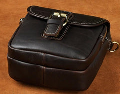 Cool Mens Leather Side Bag Belt Pouch Holster Belt Case Waist Pouch for Men