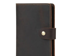 Cool Leather Mens Small Passport Wallet Slim Travel Wallets for Men - imessengerbags