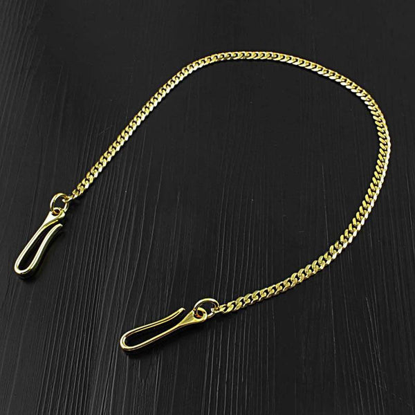 20'' SOLID STAINLESS STEEL BIKER GOLD WALLET CHAIN LONG PANTS CHAIN Jeans Chain Jean Chain FOR MEN