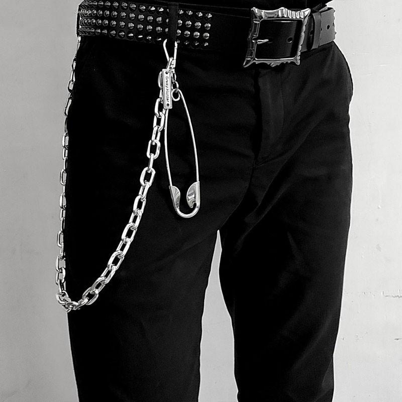 32'' Metal BIKER SILVER WALLET CHAIN LONG Safety Pin PANTS CHAIN Jeans –  imessengerbags