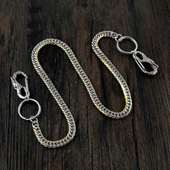 29'' SOLID STAINLESS STEEL BIKER SILVER Gold WALLET CHAIN LONG PANTS CHAIN PUNK Jeans Chain Jean ChainS FOR MEN